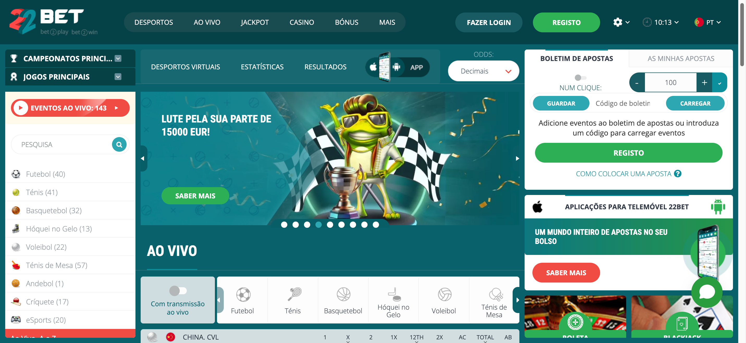 22Bet Portugal