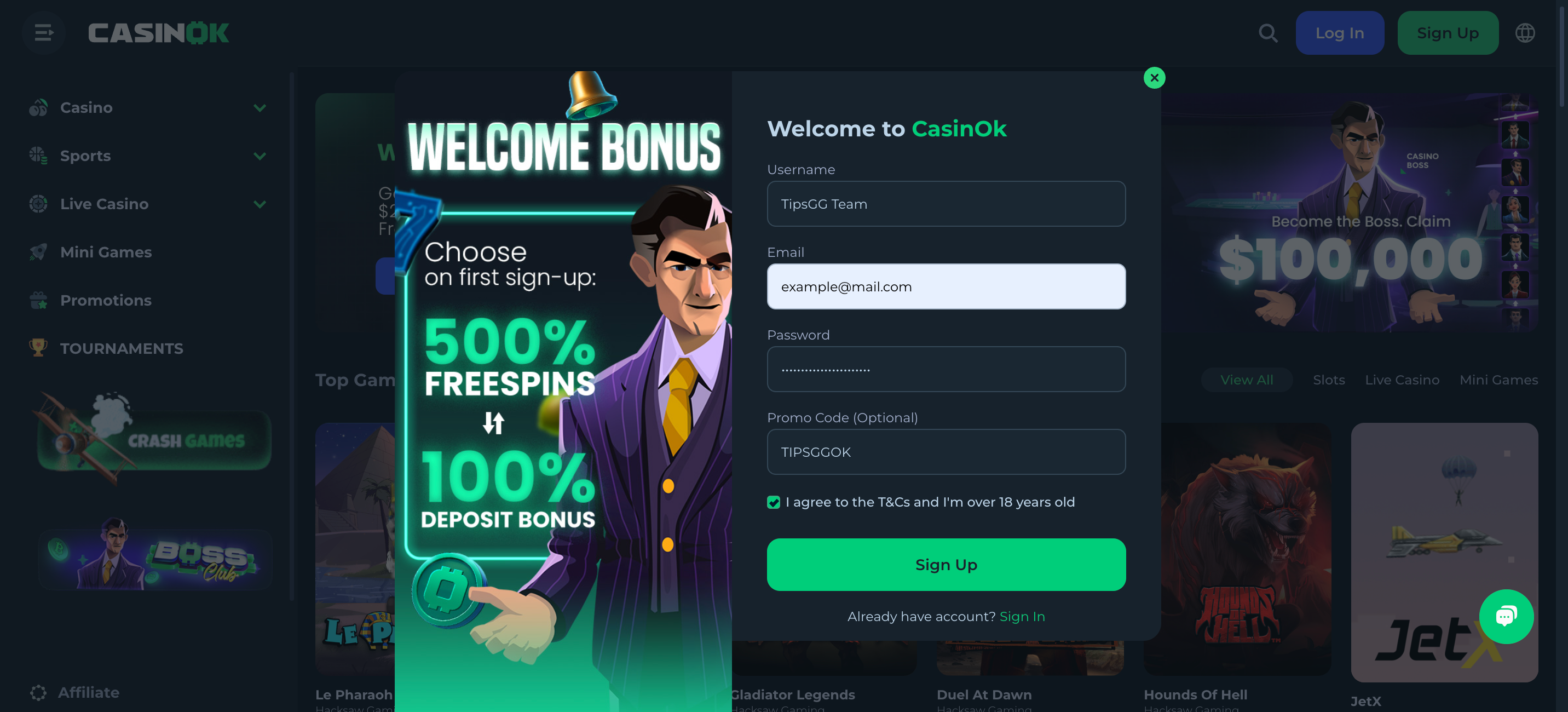 Casinok Log In