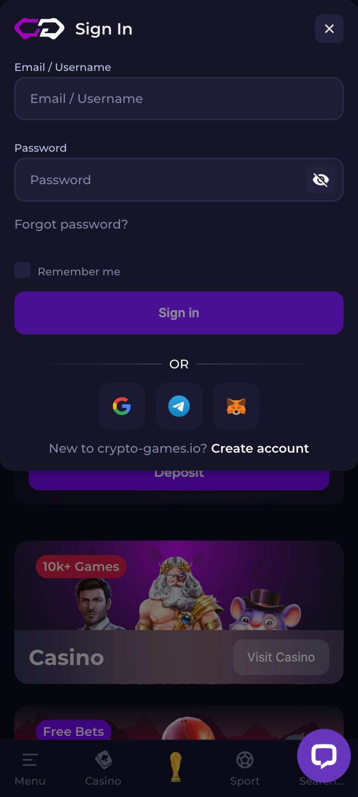 Crypto-games