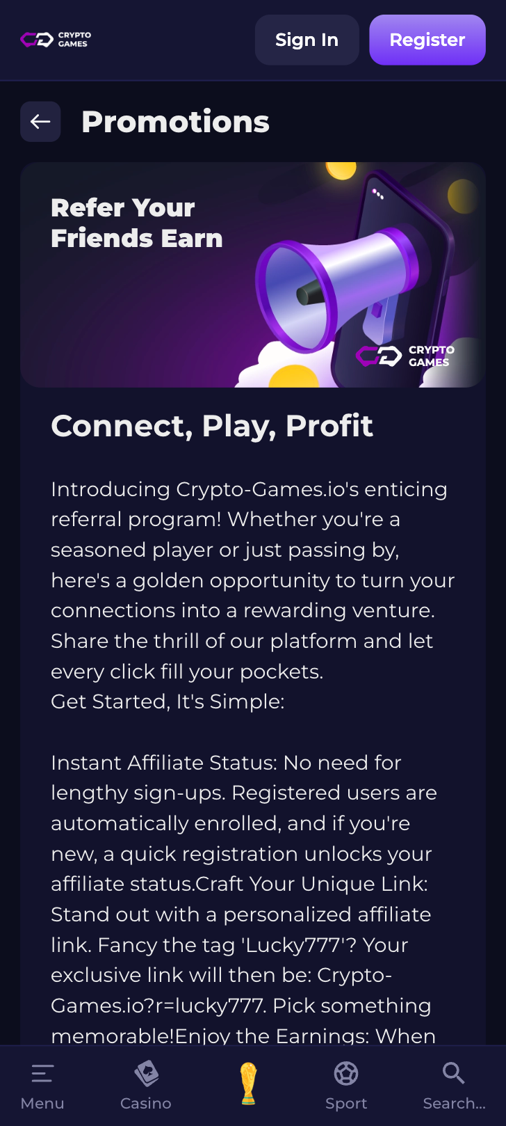 Crypto-games