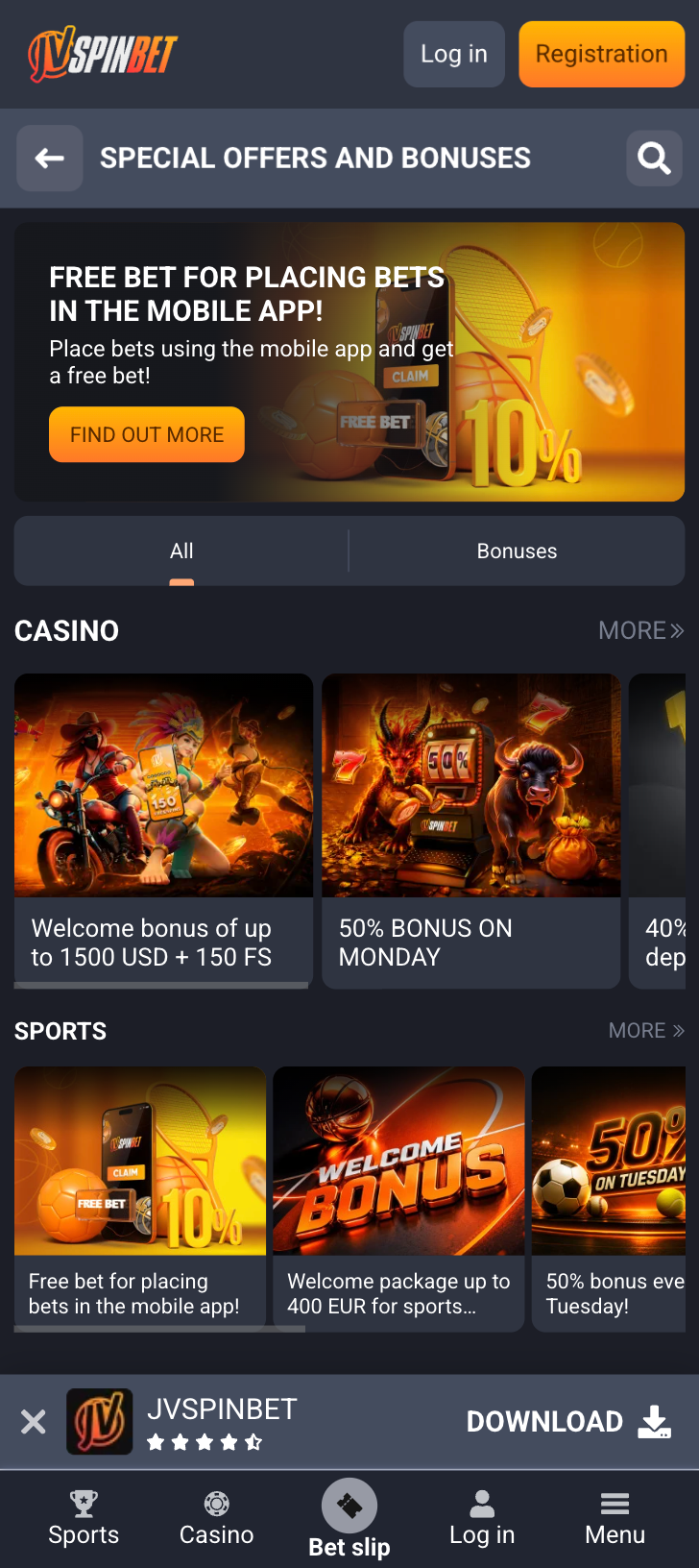JVSPINBET