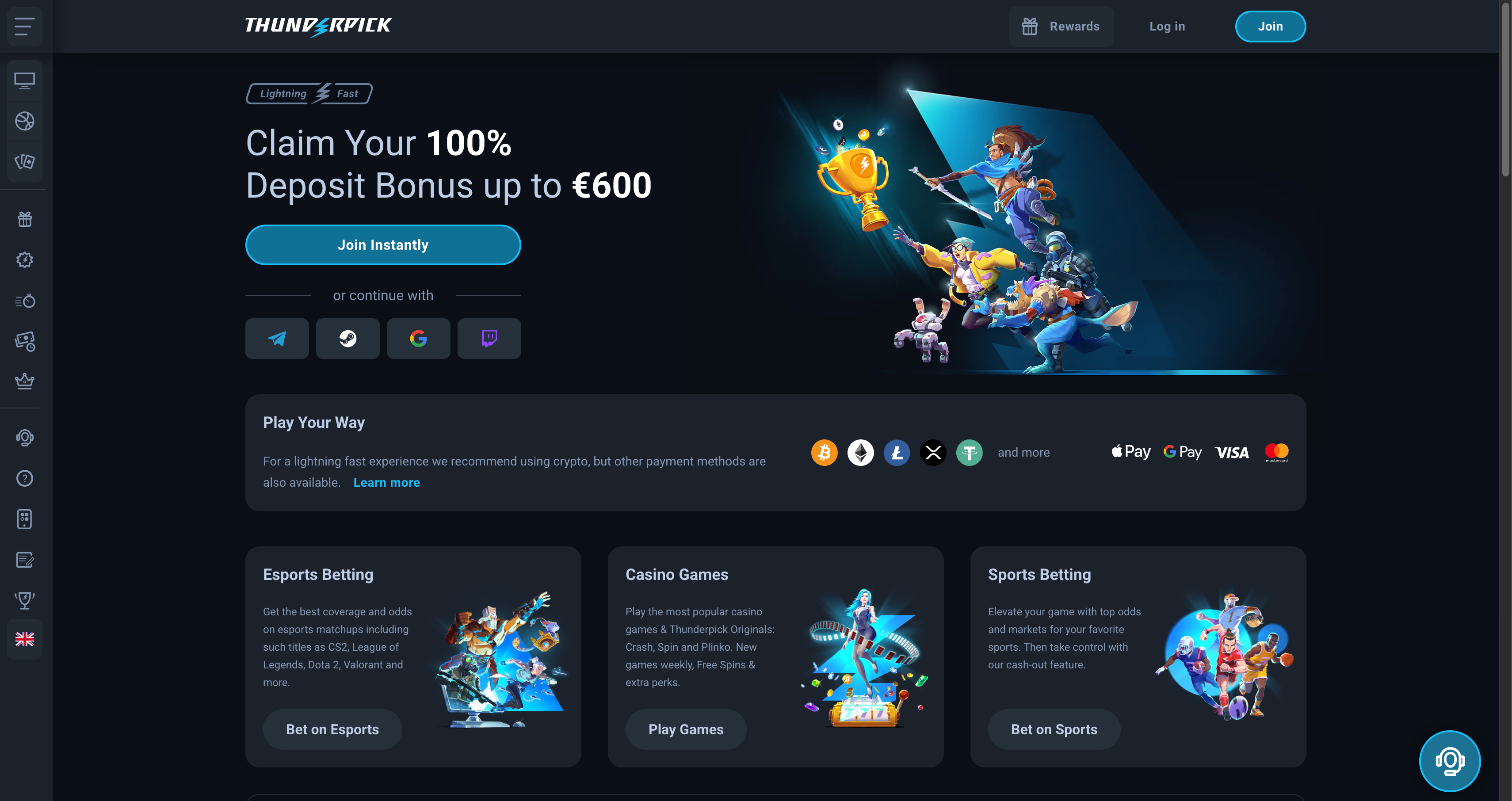 thunderpick website