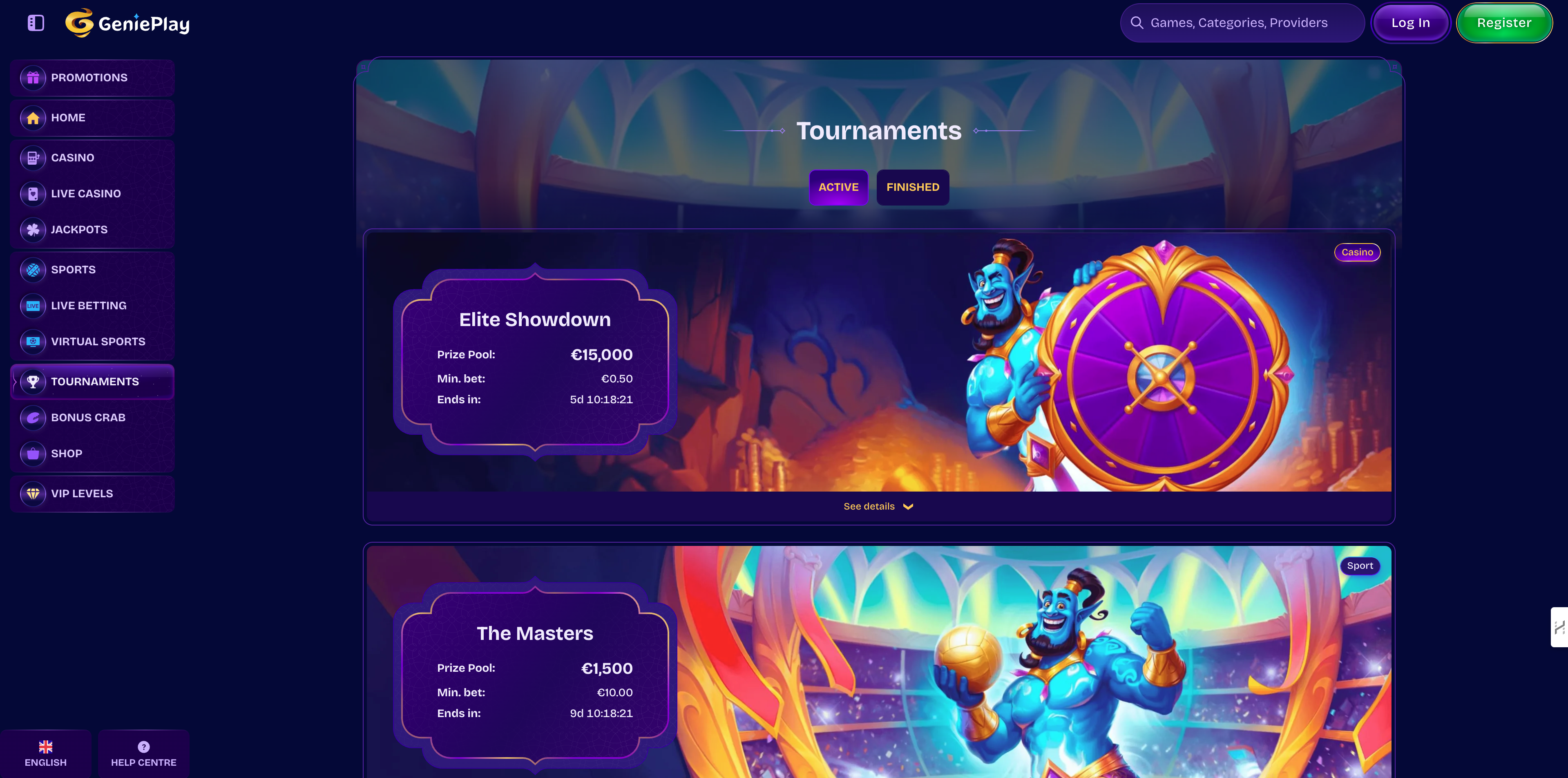 genieplay website