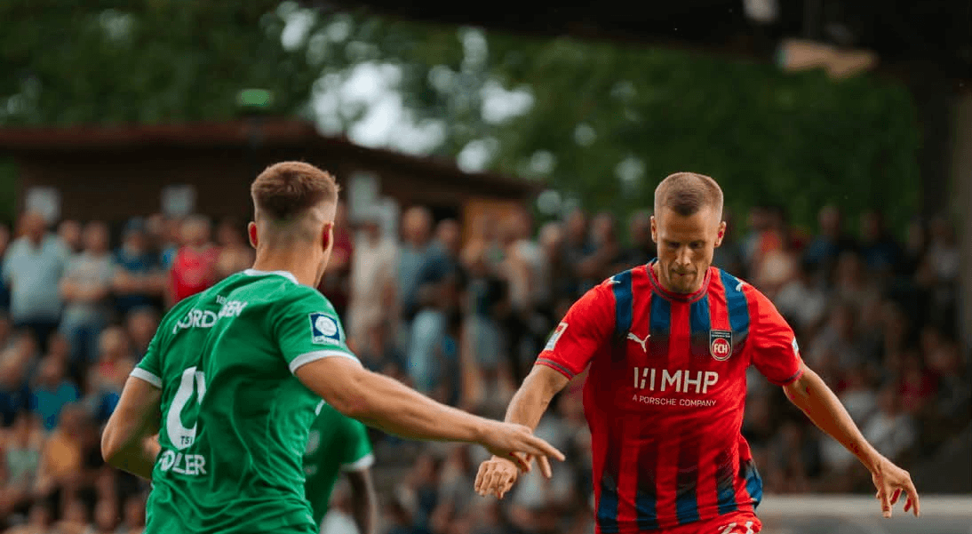 1. FC Heidenheim. Source: Official Facebook. Edited photo