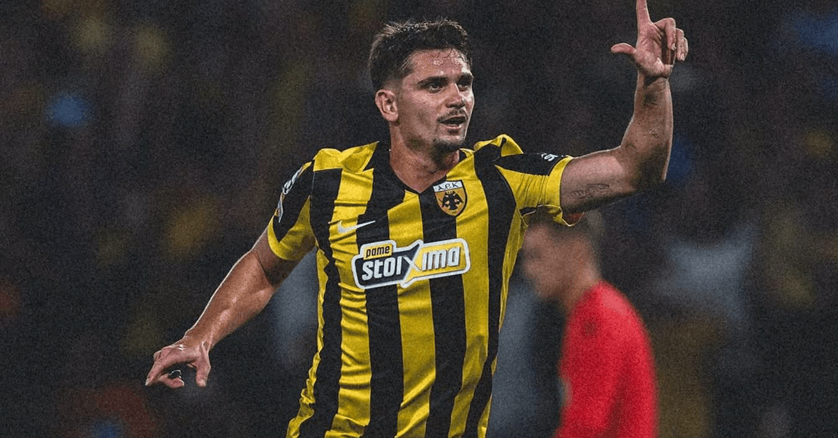 AEK Athens. Source: Official Facebook. Edited photo
