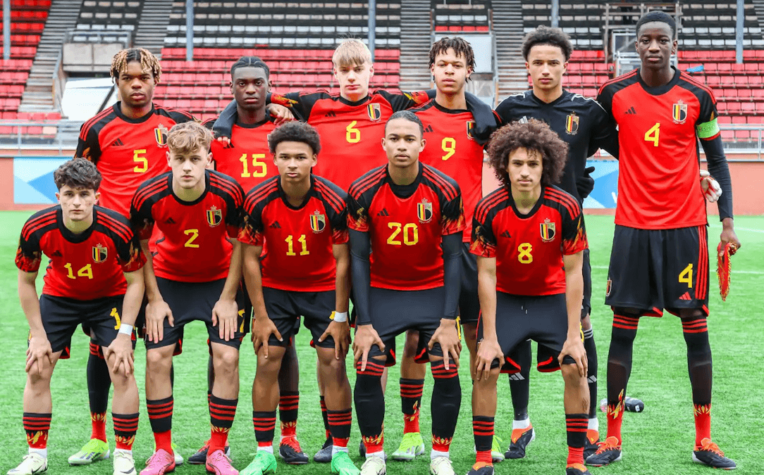 Belgium U17. Source: Official Website. Edited photo