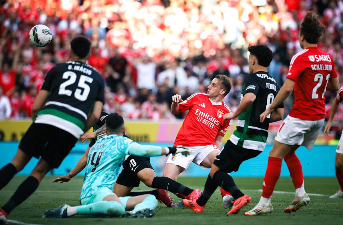 Benfica vs Sporting CP. Source: Official Website.by #SLBSCP.