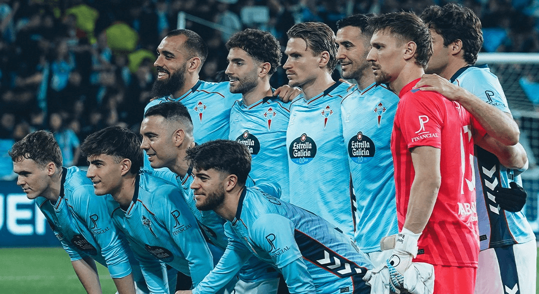 Celta Vigo. Source: Official Instagram. Edited photo