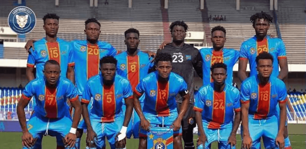 D.R.-Congo-U23. Source: Official Facebook. Edited photo
