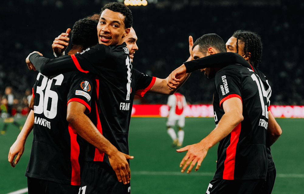 Eintracht Frankfurt. Source: Official X/Twitter. Edited photo