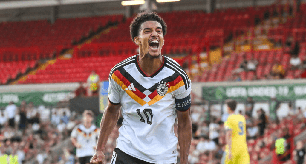 Germany U19. Source: FawCymru. Edited photo