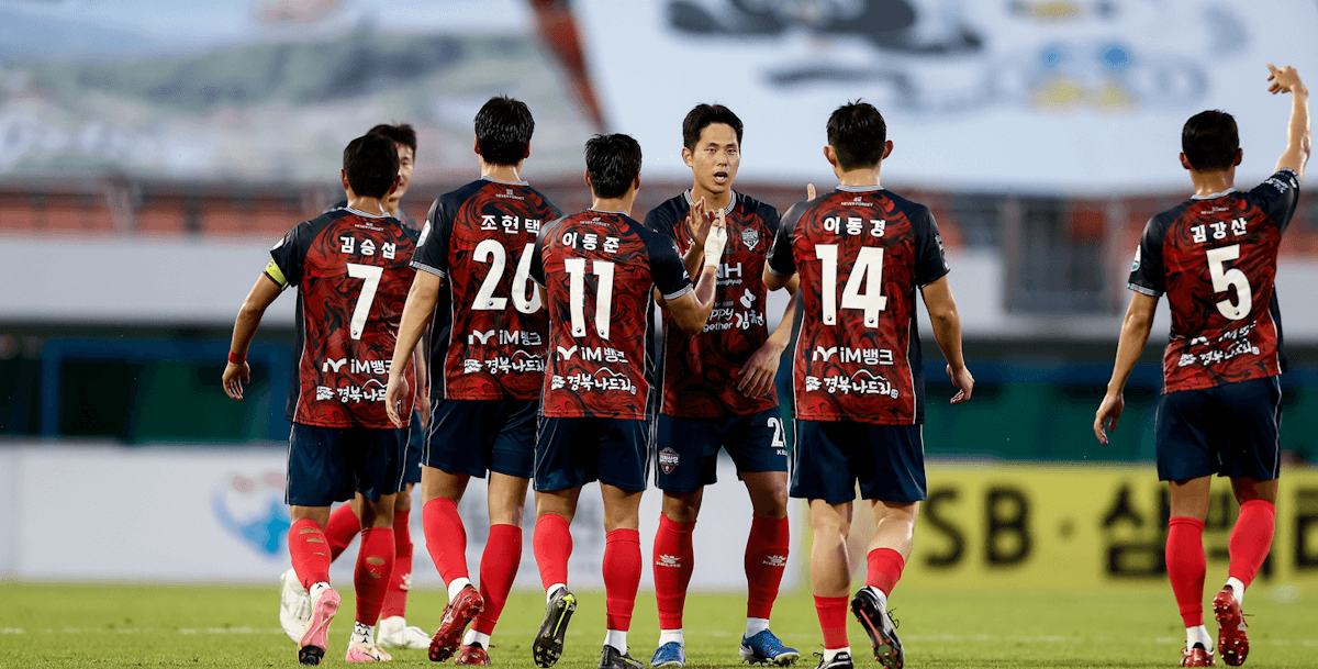 Gimcheon-Sangmu-FC. Source: Official Facebook. Edited photo