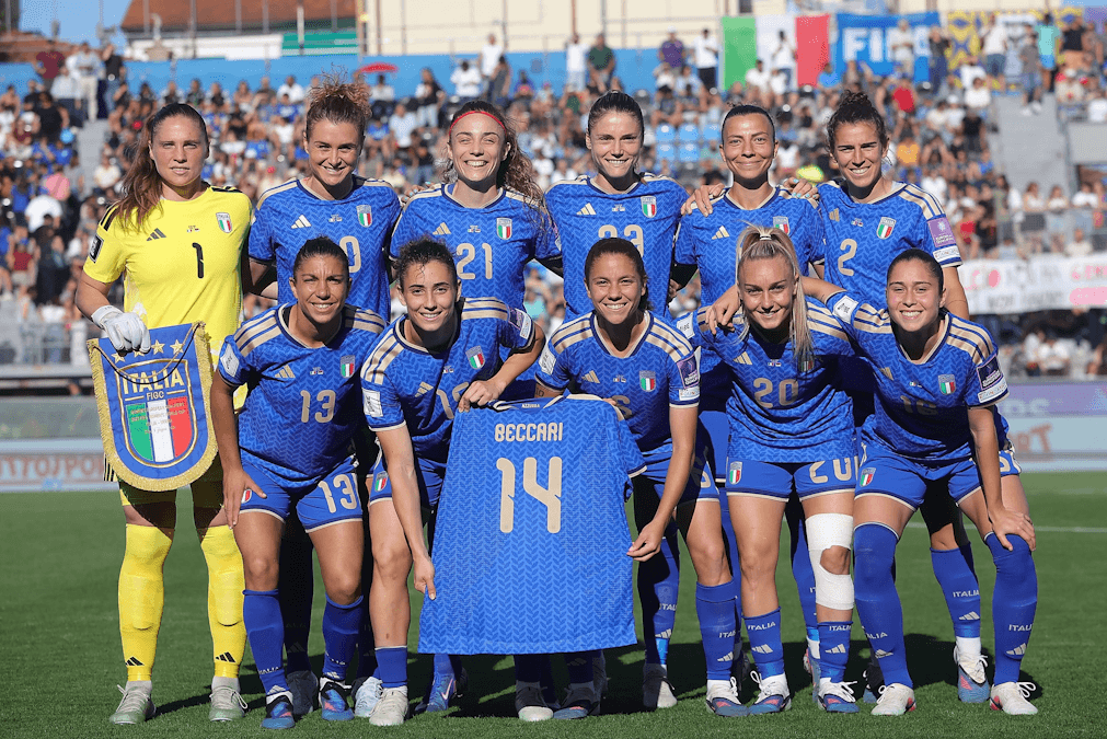 Italy W. Source: Official Facebook. Edited photo