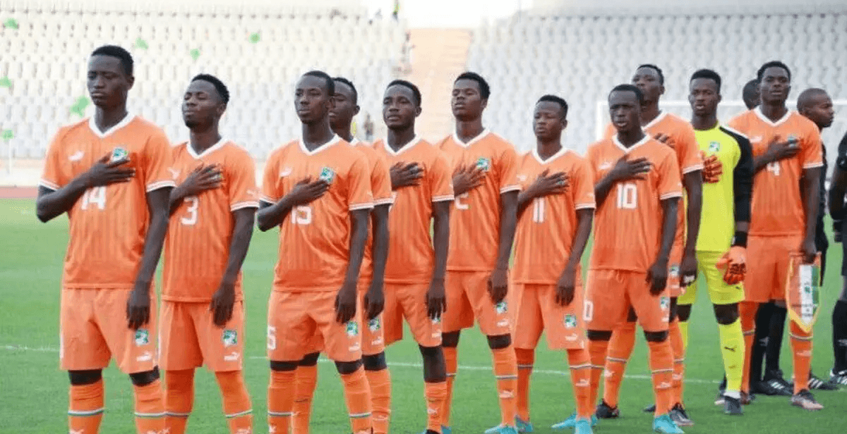Ivory-Coast-U23. Source: Official Facebook. Edited photo