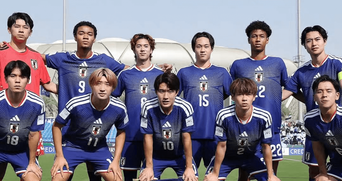 Japan-U23. Source: Official Facebook. Edited photo