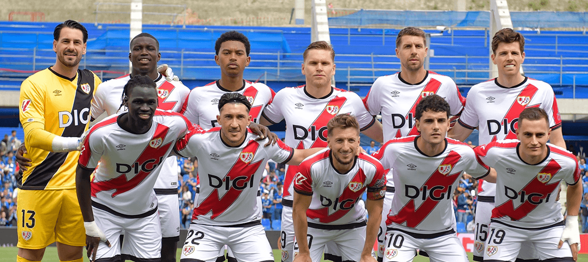 Rayo Vallecano. Source: Official Facebook. Edited photo