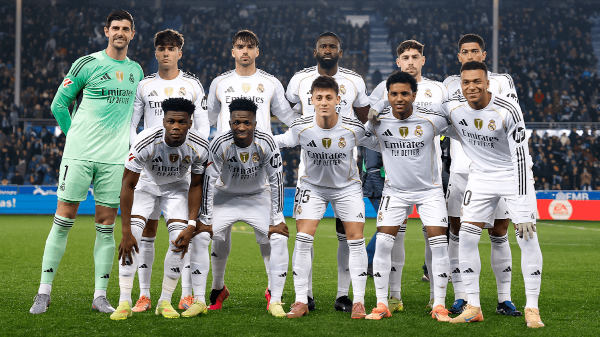 Real Madrid. Source: Official Facebook. Edited photo