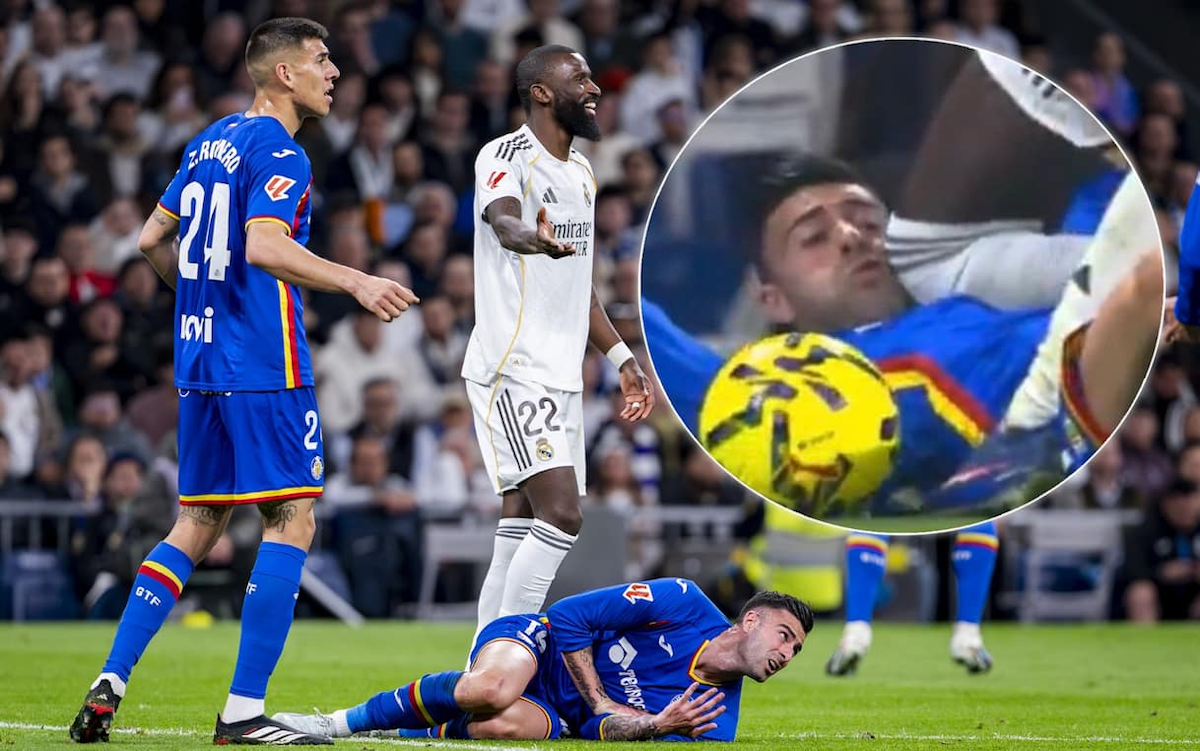 Antonio Rudiger escapes red card. Source: Sports Sky