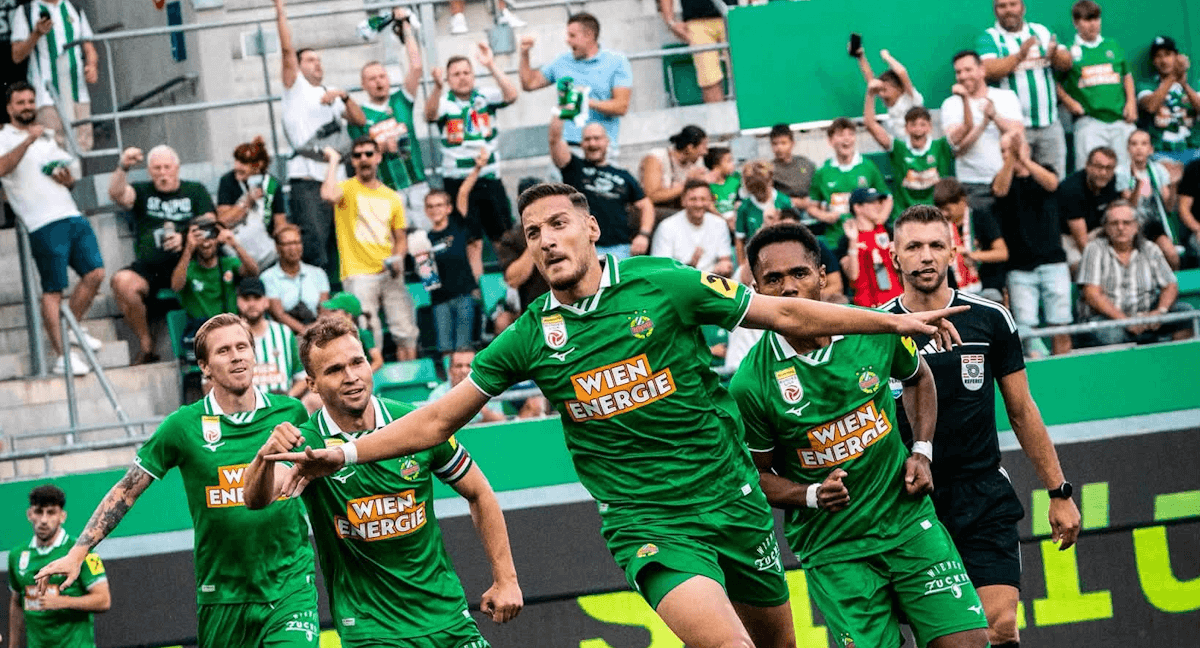 SK Rapid Wien. Source: Official Facebook. Edited photo