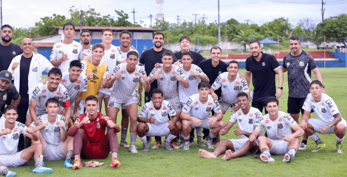 Santos-U20. Source: Official Facebook. Edited photo
