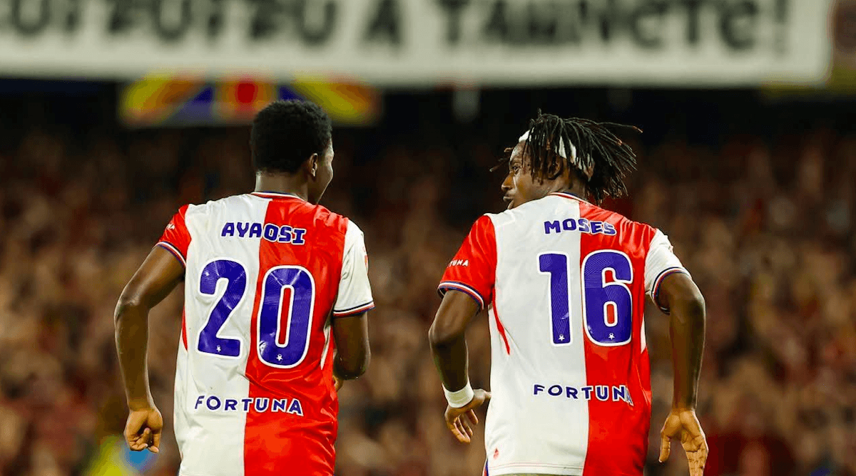 Slavia Prague. Source: Official Facebook. Edited photo