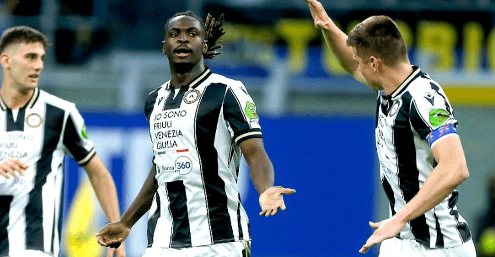 Udinese. Source: Official Facebook. Edited photo