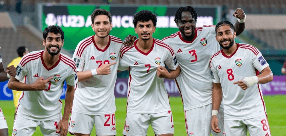 United-Arab-Emirates U23. Source: Official Facebook. Edited photo