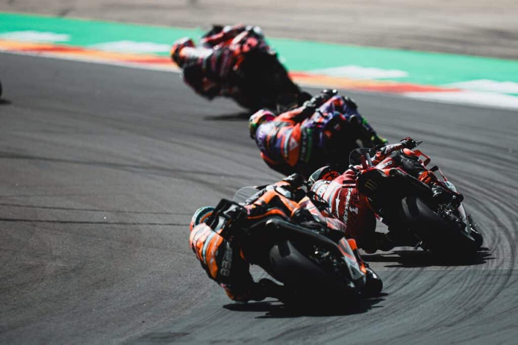 Riders on the Aragon Circut in 2024