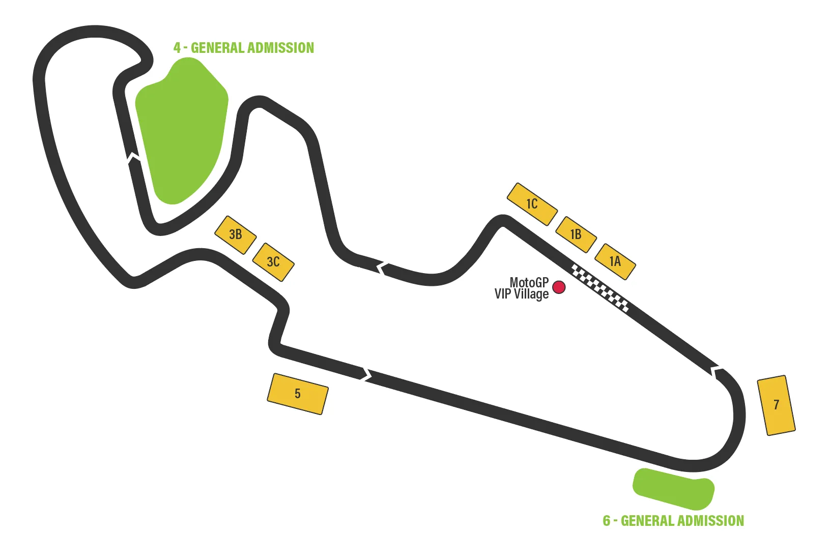 Aragon 2025 Grand Prix track map (official)