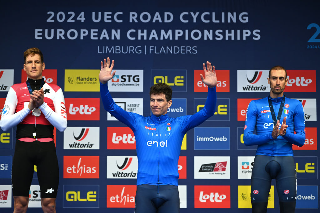 UEC 2024 ITT Podium