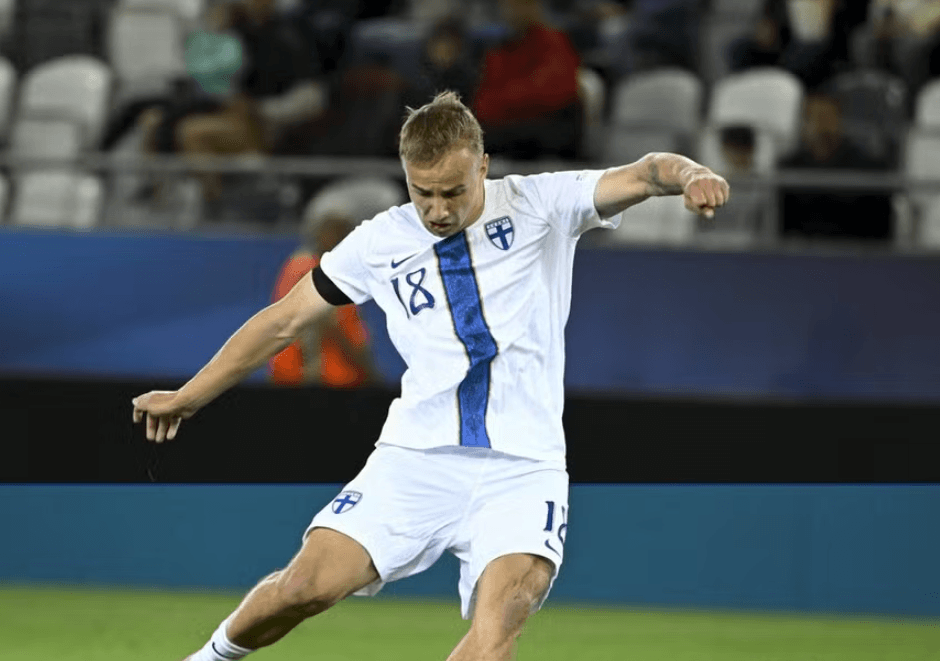 Finland U21. Source: Flashscore. Edited photo
