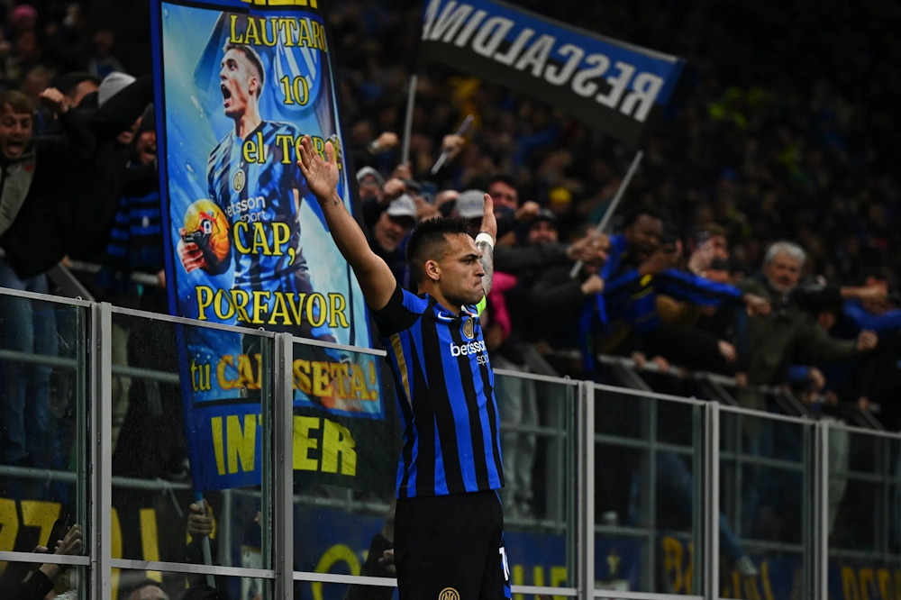 Lautaro Martínez produced a magnificent performance against Bayern Munich at San Siro. 