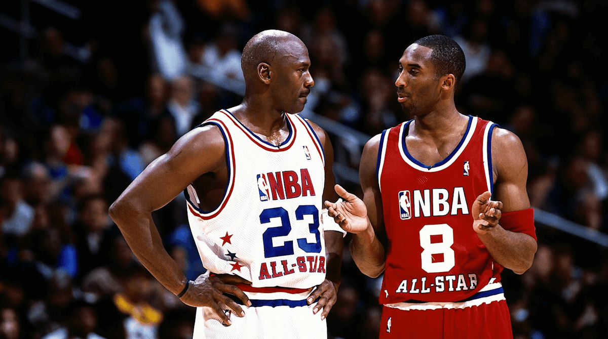 Michael Jordan and Kobe Bryant. Source: latimes.com