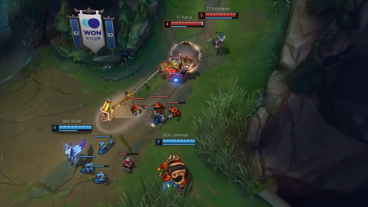 T1 Keria in LCK 2022 Finals.