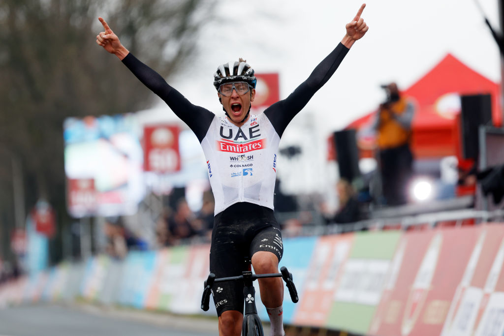 pogacar winning amstel gold race in 2023