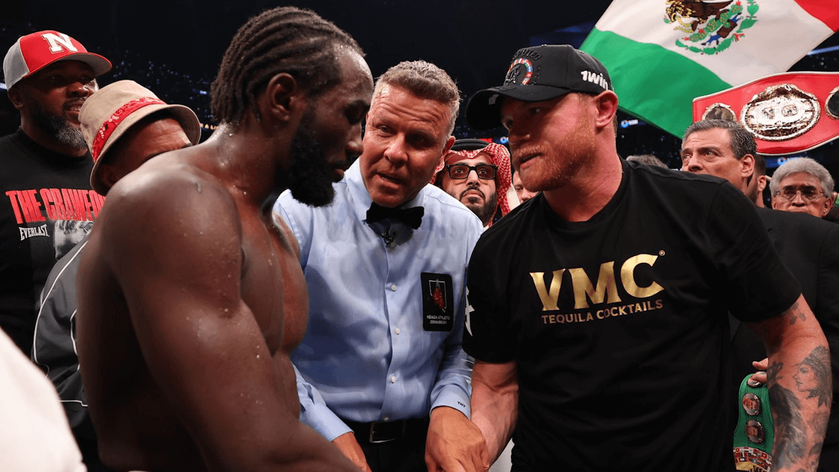 Terence Crawford vs Canelo Alvarez. Source: skysports.com