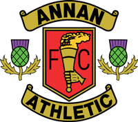 Hold Annan Athletic. Opstilling Football