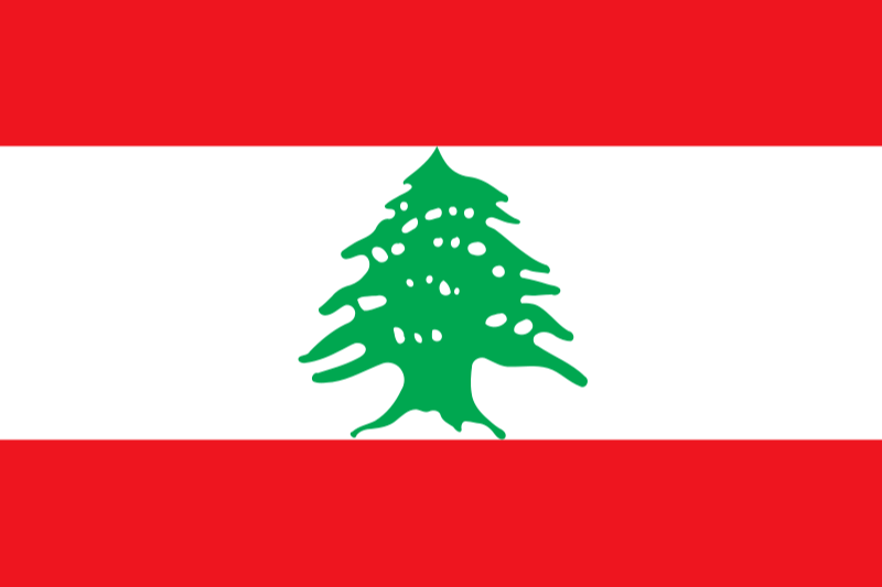Hold Libanon U16. Opstilling Basketball